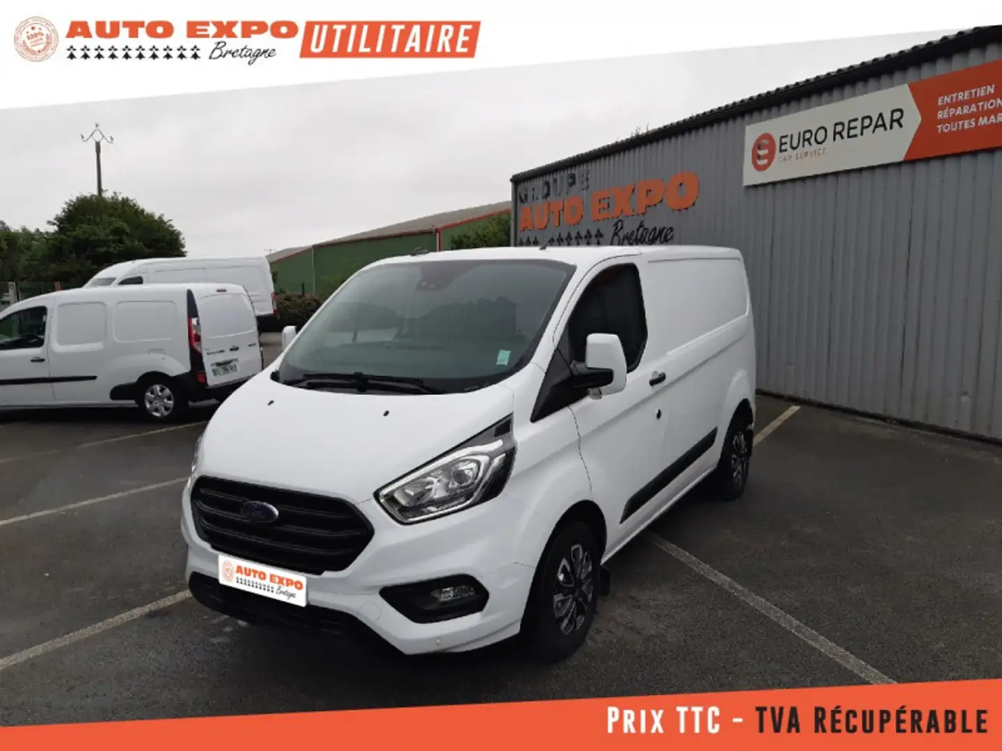 Ford Transit Custom 280 L1H1 2.0 ECOBLUE 130 TREND BUSINESS 7CV Blanc - 2