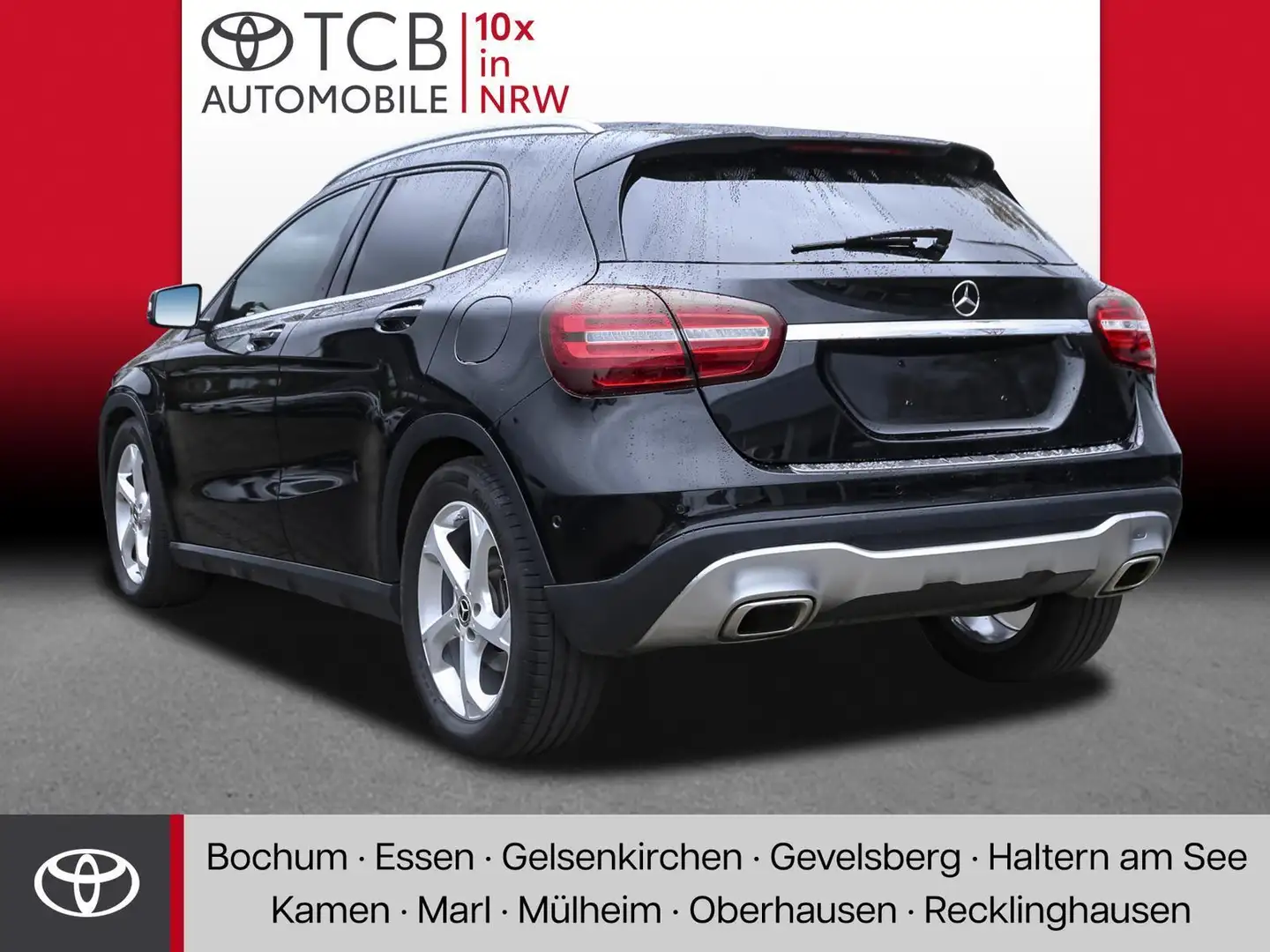 Mercedes-Benz GLA 180 Urban DCT KLIMA ALU ESP ASR Leder Komfort-Paket ZV SERVO MAL eFH ABS Schwarz - 2