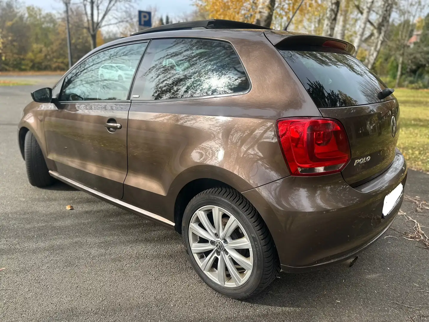 Volkswagen Polo Polo V 1.4l Style *Panoramadach*Klima*ALU*Alcantar Braun - 2