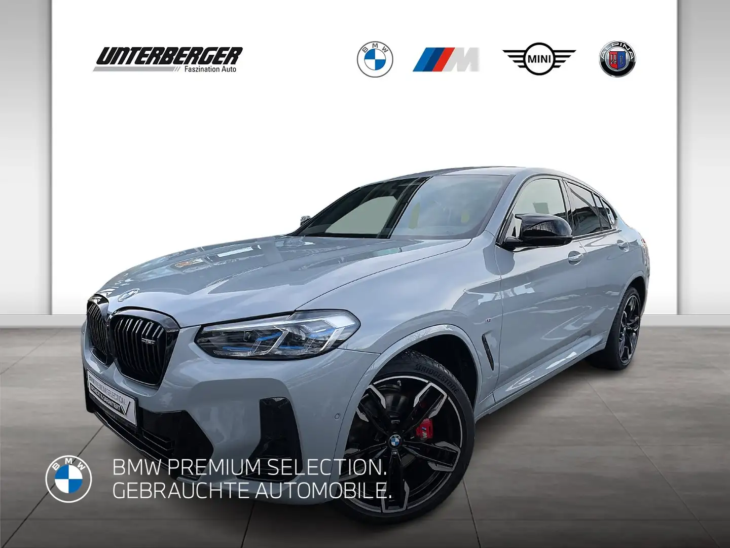 BMW X4 M 40d Adaptives M Fahrwerk-Laserlicht-Head Up-Standh Grau - 1