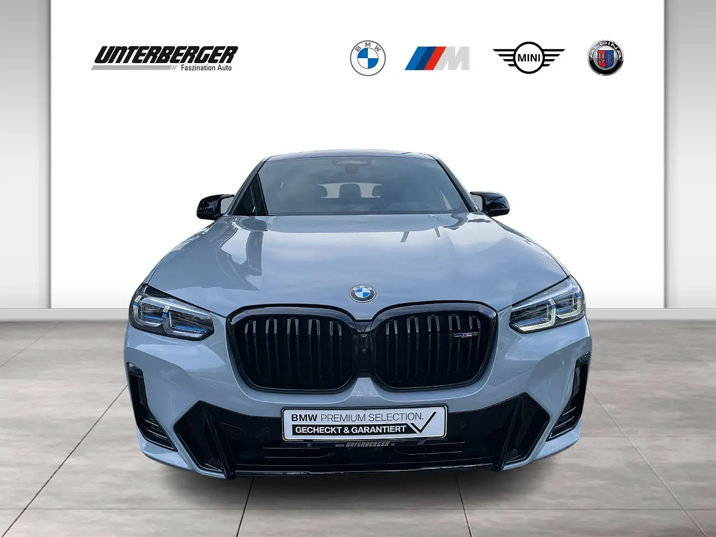 BMW X4 M 40d Adaptives M Fahrwerk-Laserlicht-Head Up-Standh Grau - 2