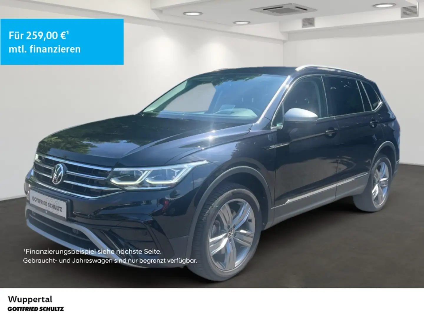 Volkswagen Tiguan Allspace 2.0 TSI DSG 4M 7-SITZER NAVI AHK ACC LED SHZ Schwarz - 1
