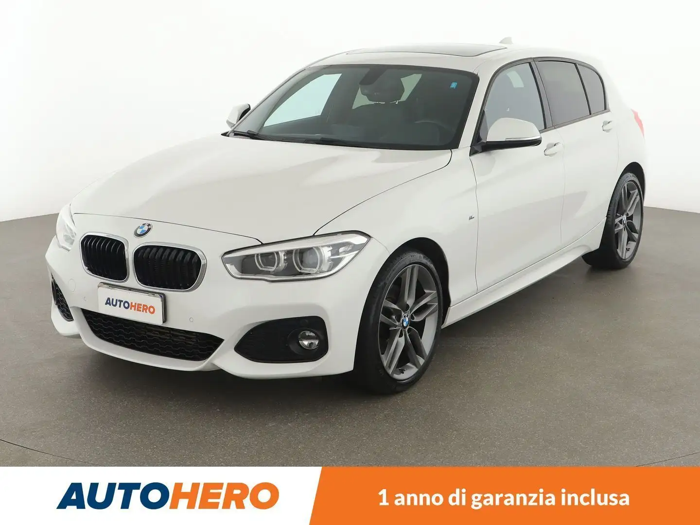 BMW 118 118d Msport  xDrive Blanc - 1