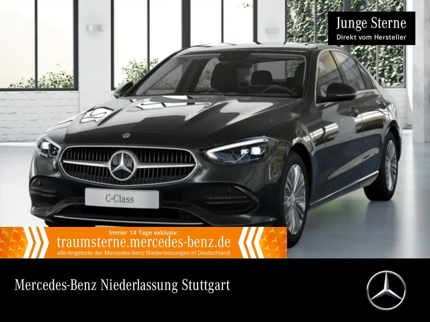 Mercedes-Benz C 200 d AVANTG+AHK+LED+KAMERA+TOTW+KEYLESS+9G Grau - 1