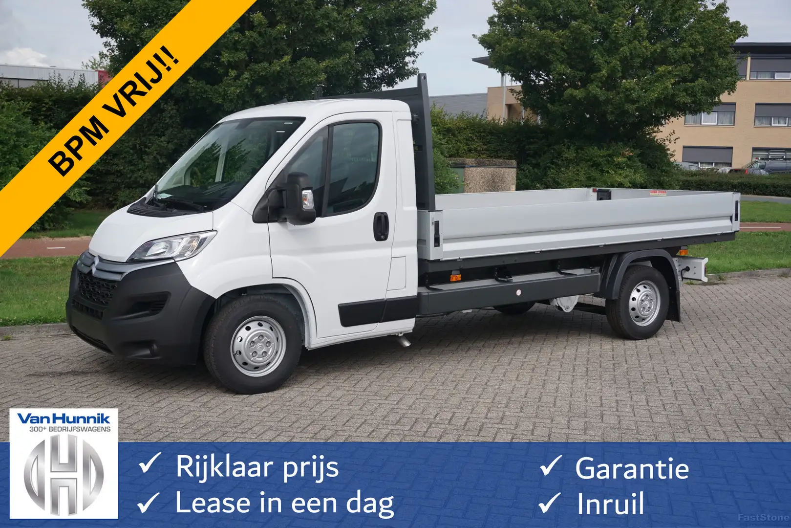 Citroen Jumper Heavy 35 2.2 140PK Open laadbak BPM VRIJ!! Apple C Wit - 1