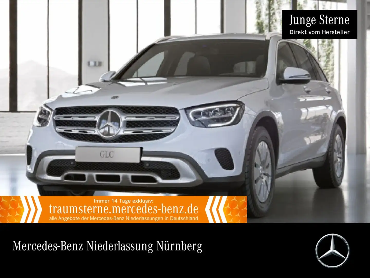 Mercedes-Benz GLC 200 d 4M LED+KAMERA+KEYLESS+9G Blanc - 1