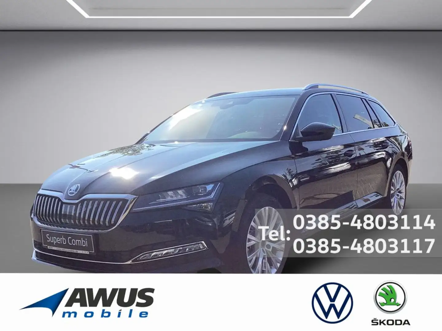 Skoda Superb Combi 2.0TDI DSG Style Schwarz - 1