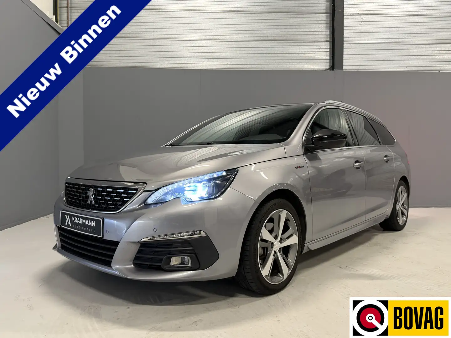 Peugeot 308 SW 1.2 PureTech GT-line Carplay|Pano|Automaat|Navi Grijs - 1