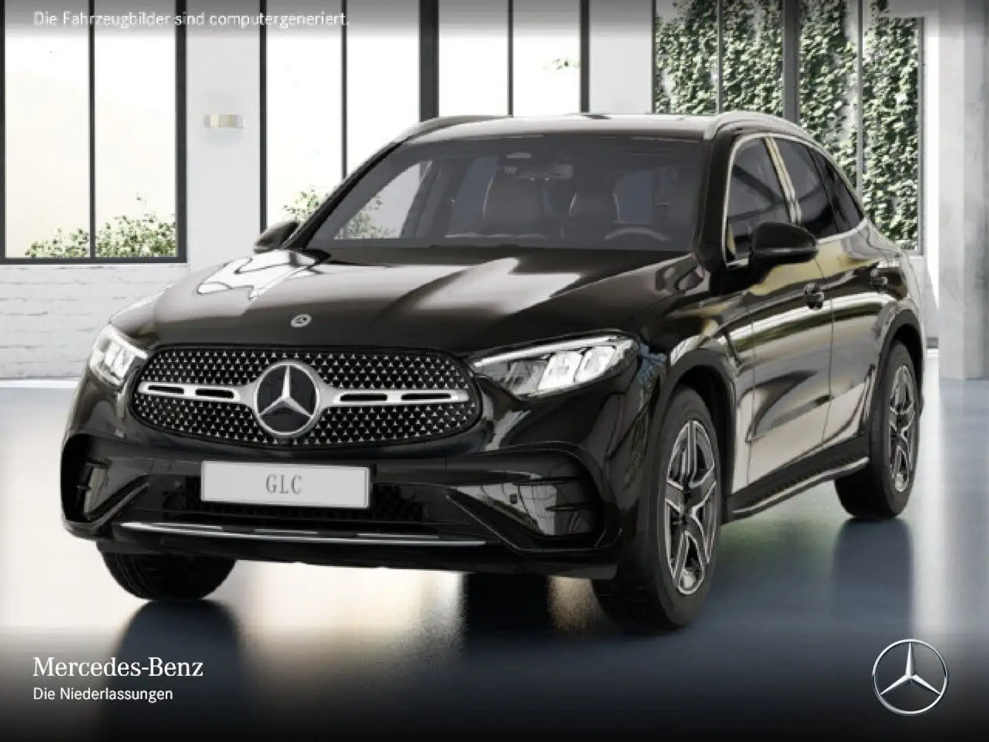 Mercedes-Benz GLC 200 4M AMG+AHK+LED+KAMERA+KEYLESS+9G Noir - 2