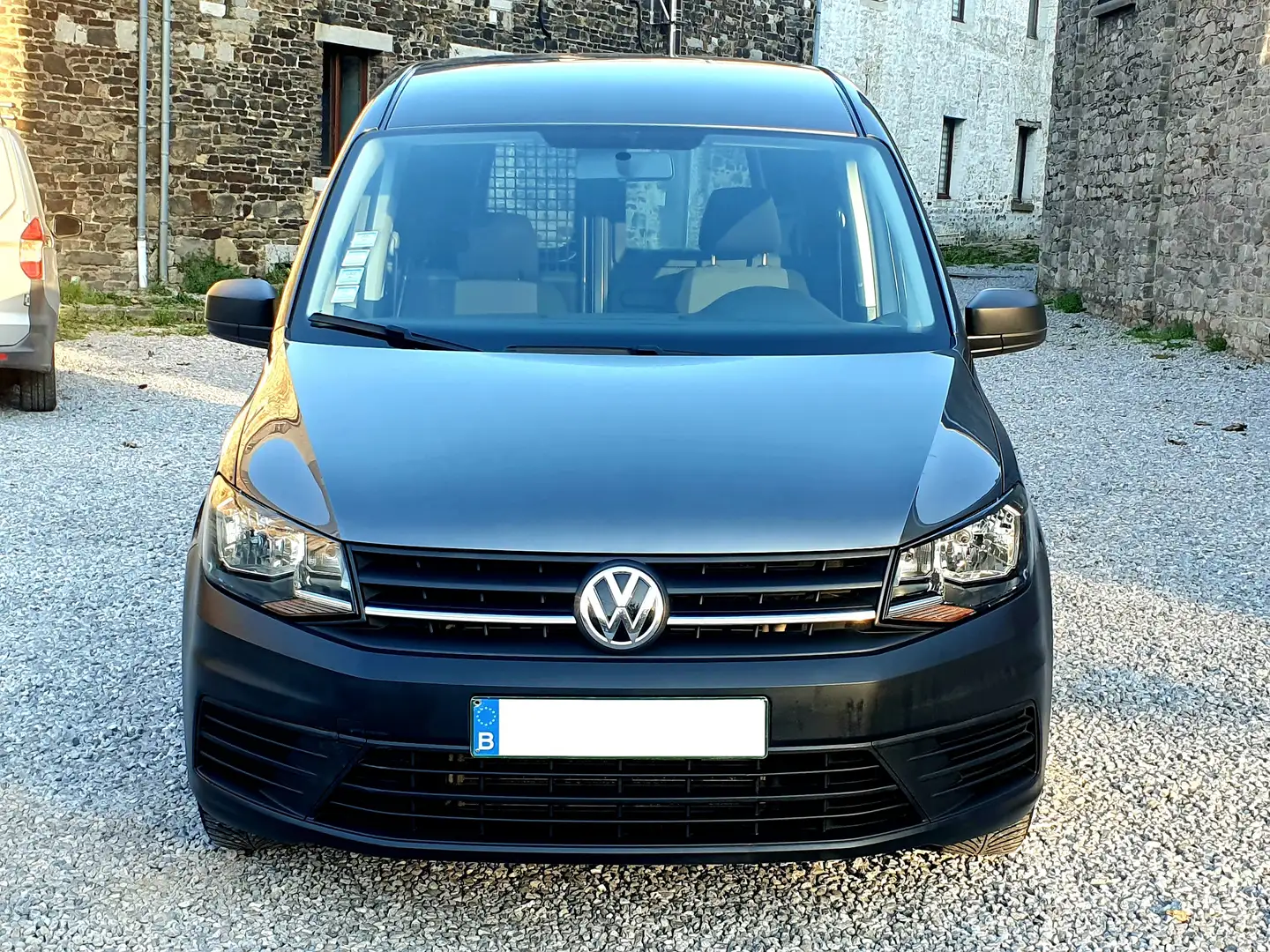 Volkswagen Caddy 2.0TDI/68000Km!/LONG CHASSIS/Euro6d-T/CLIM/1erMain Gris - 2