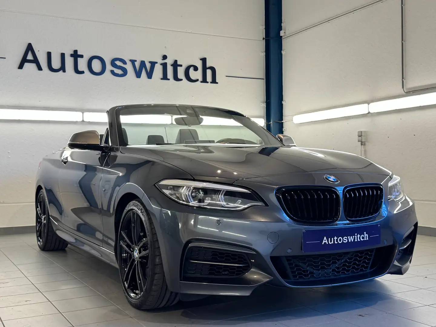 BMW 240 M240iA Cabrio - NaviProff/HK/Memory/Keyless/Stuurv Grijs - 1