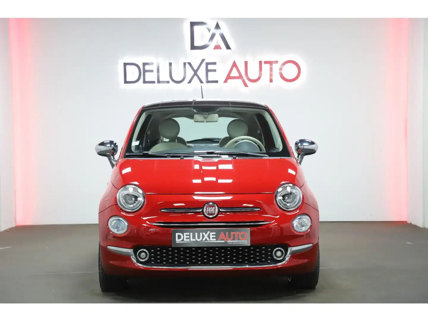 Fiat 500 1.2i 69 Lounge Rouge - 2
