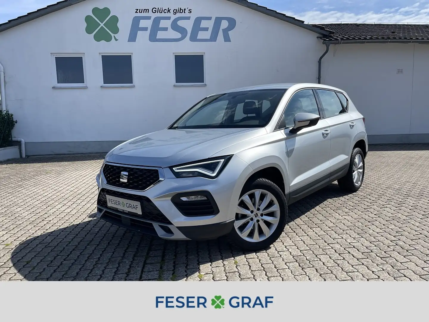 SEAT Ateca Style 1.5 TSI AHK LED NAVI SHZ+LHZ Silber - 1