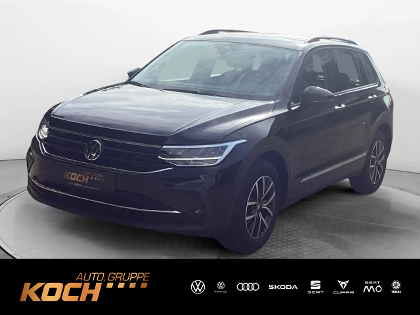 Volkswagen Tiguan 2.0TDI Life DSG Navi LED AHK Kamera Schwarz - 1