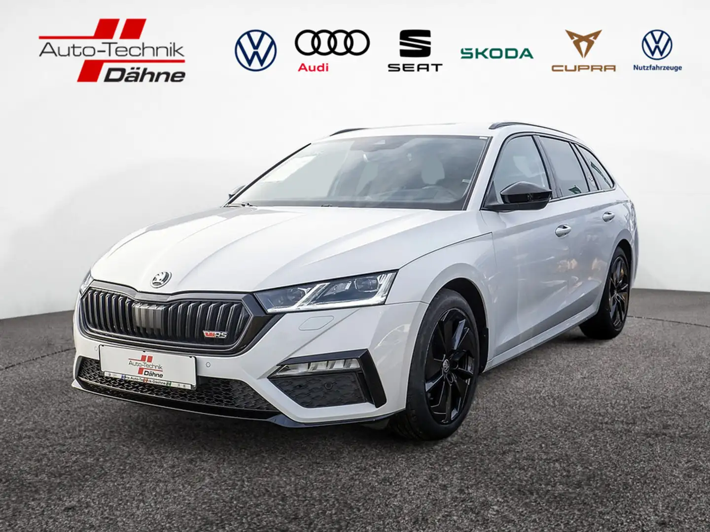 Skoda Octavia Combi RS 2.0 TDI 4x4 AHK ACC HUD LED Weiß - 1