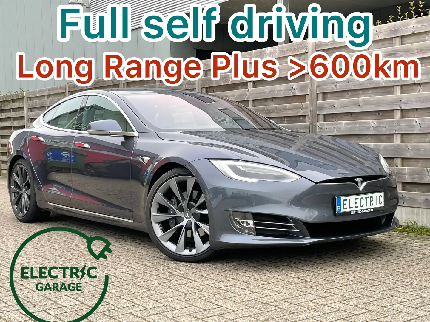 Tesla Model S Long Range Plus * FullSelfDriving* 21% VAT Grijs - 1