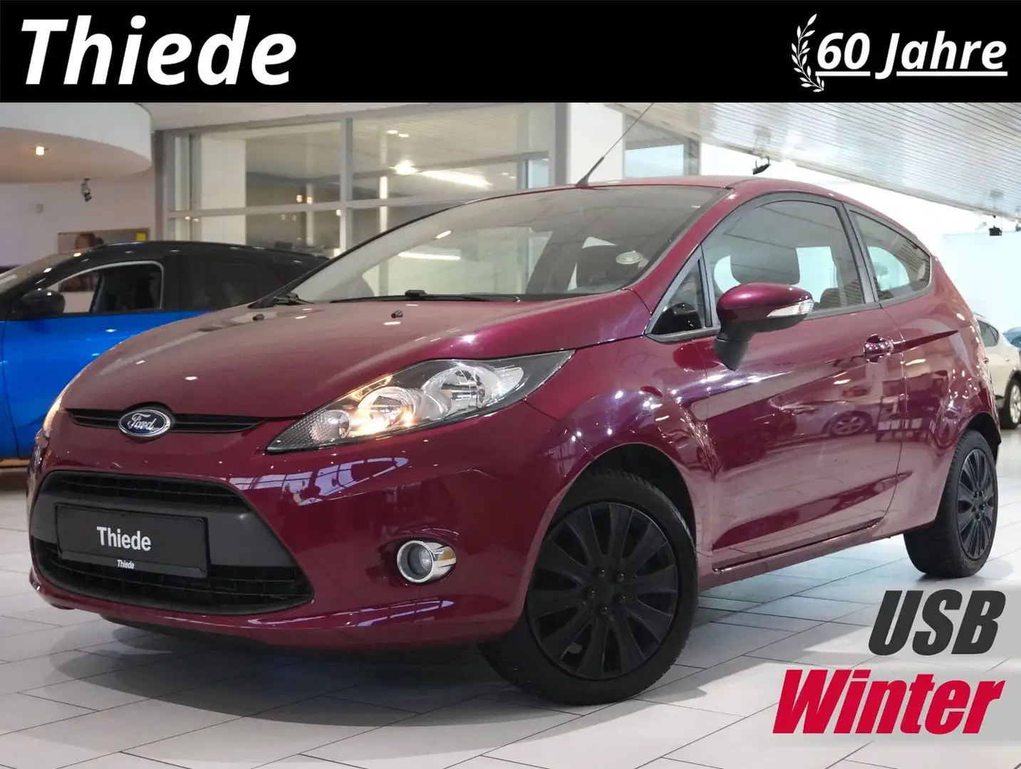 Ford Fiesta 1.3 CHAMPIONS EDIT. 3-TÜR KLIMA/SHZ/USB Rot - 1