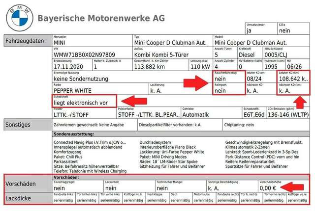 MINI Cooper D Clubman COOPER D Clubman*SPORT*VOLLE GARANTIE*TOP*