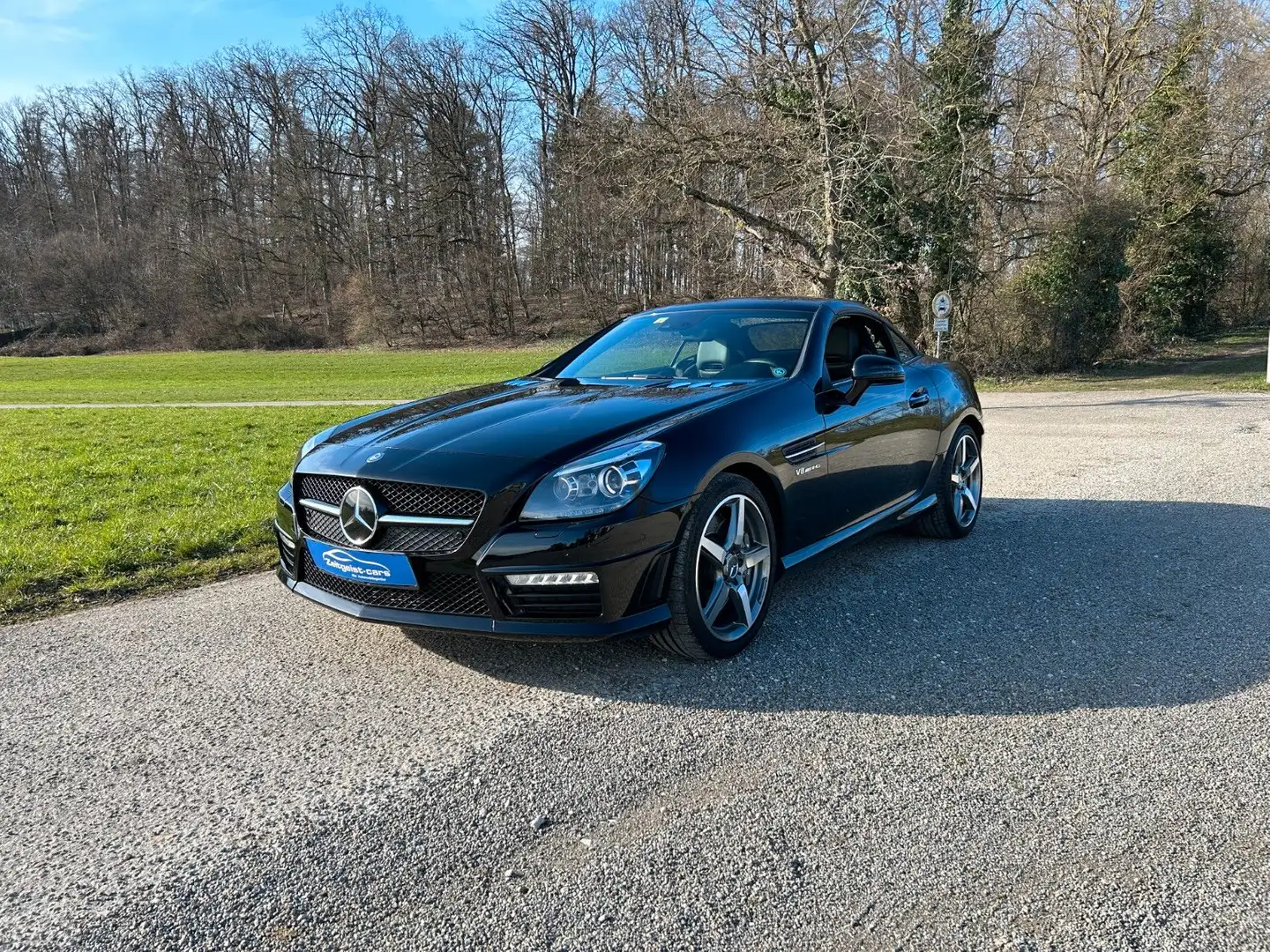 Mercedes-Benz SLK 55 AMG Pano - 95tkm Czarny - 1