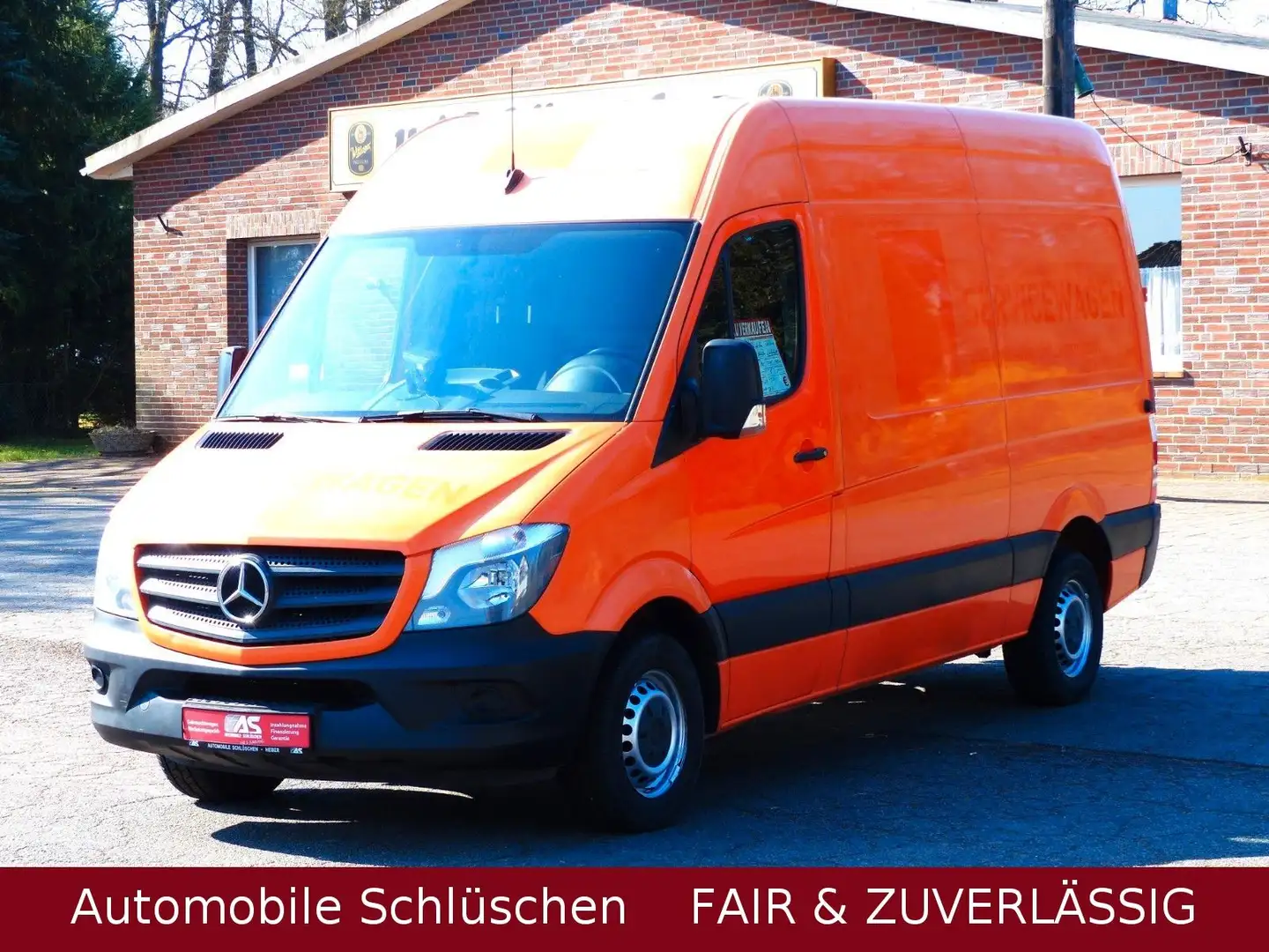 Mercedes-Benz Sprinter II Kasten 314 CDI Werkstatt Sortimo Orange - 2