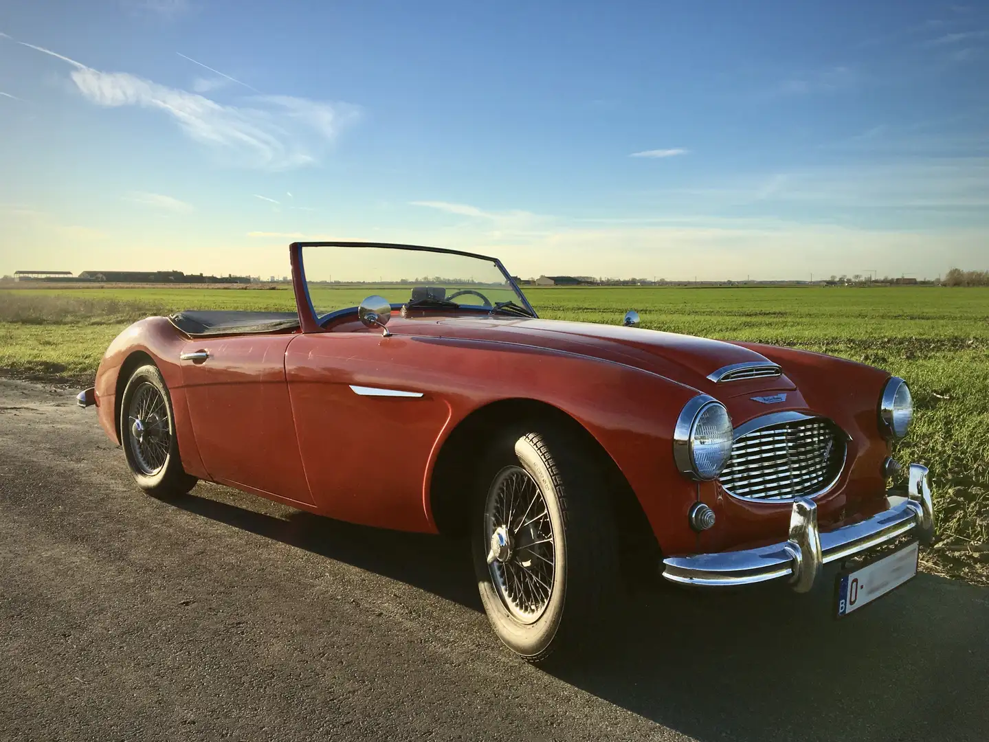 Austin-Healey 3000 Mark I BT7 Kırmızı - 2