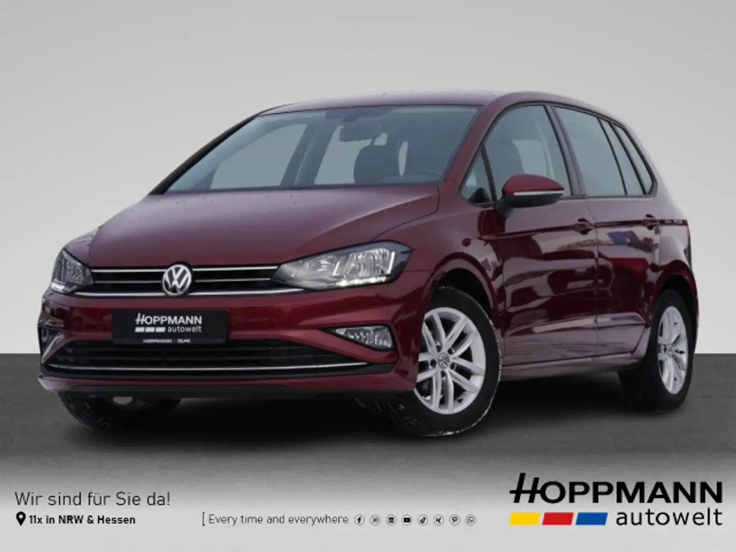 Volkswagen Golf Sportsvan 1.0 TSI AHK NAVI App-Connect Rot - 1