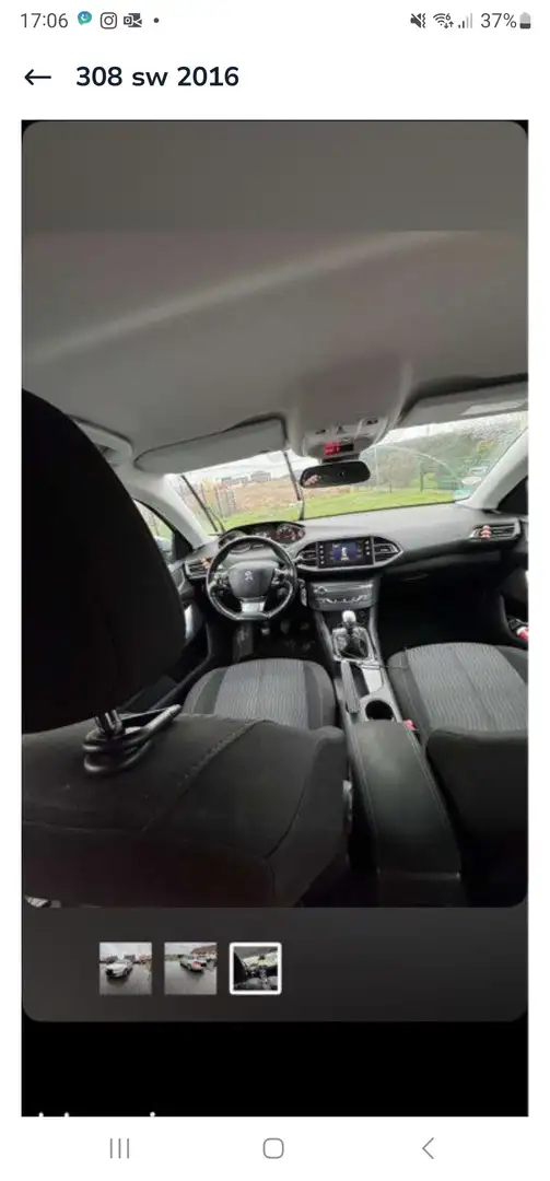 Peugeot 308 308 SW 1.6 BLUEHDI 120 S Blanc - 1