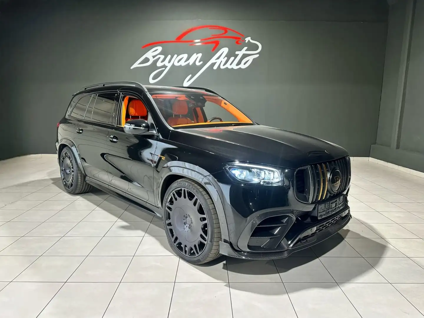 Mercedes-Benz GLS 63 AMG BRABUS 800/ORANGE EXCLUSIV LEATHER^IVA ESPOSTA^ Noir - 2
