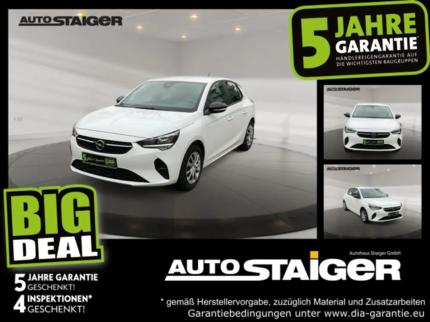 Opel Corsa F 1.2 Edition Navi Rückfahrkamera PDC Weiß - 1