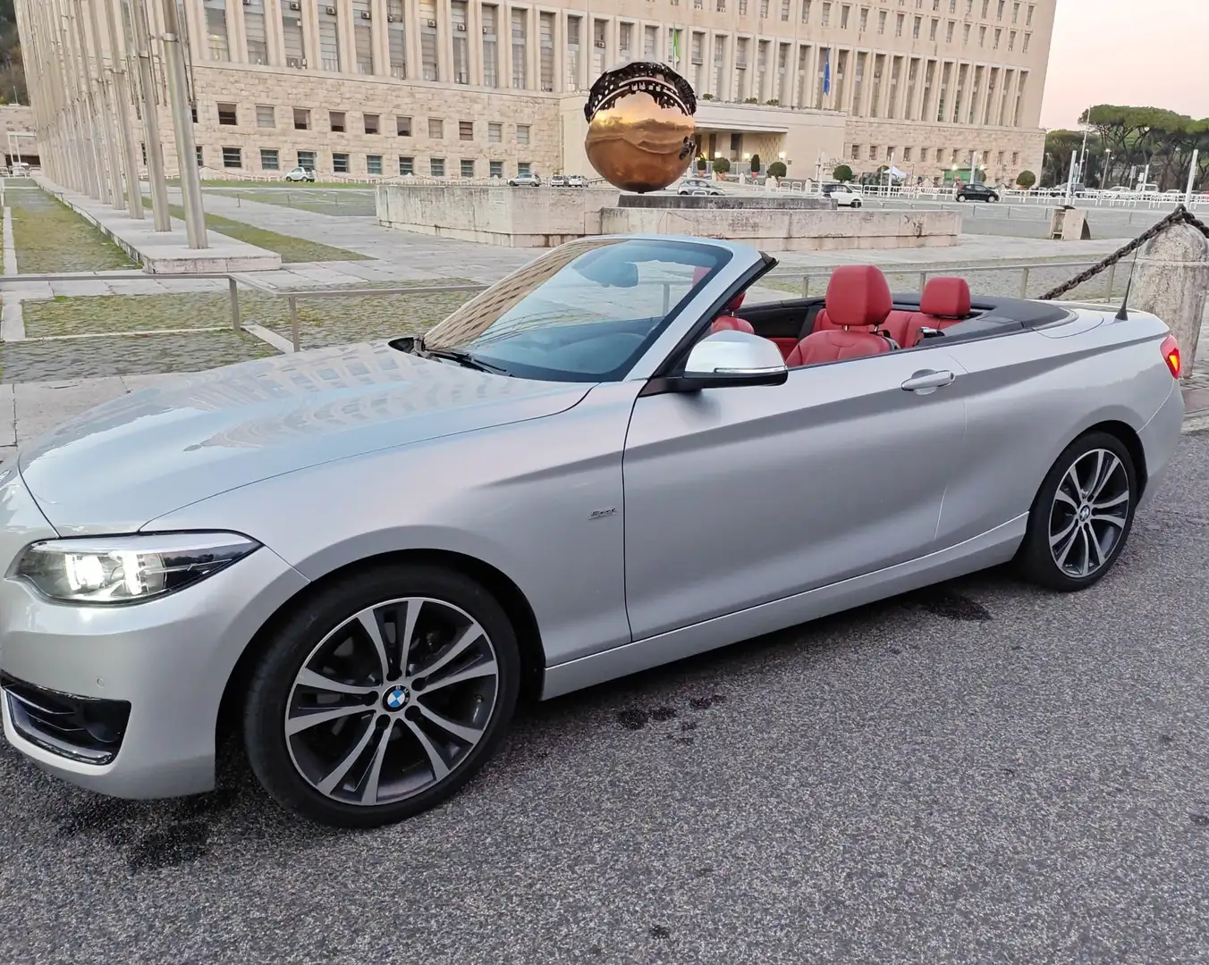 BMW 220 220i Cabrio Advantage auto my18 Grigio - 1