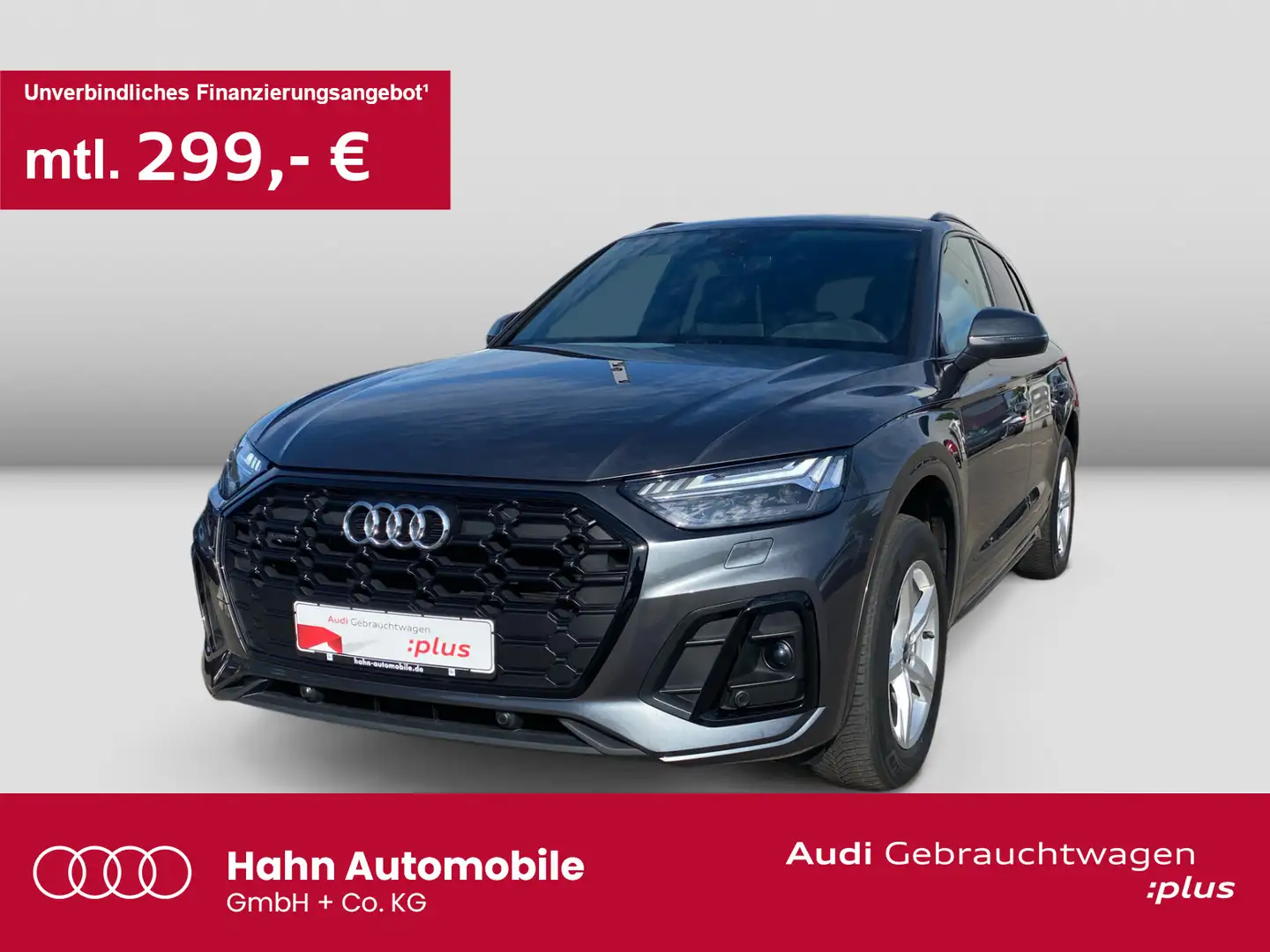 Audi Q5 40TDI quattro S line S trc Virtual Matrix CAM Grau - 1