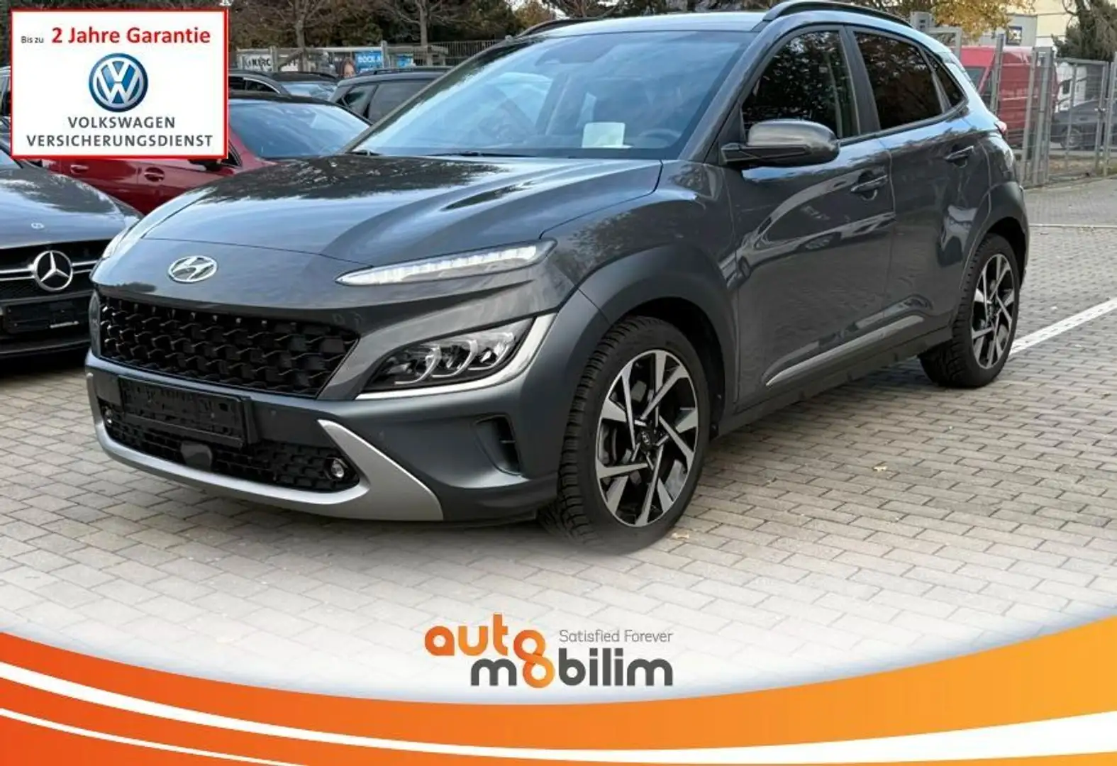 Hyundai KONA Prime 1.6 T-GDI*KAM*AssitenzP*HUD *SHZ*LED Grau - 1
