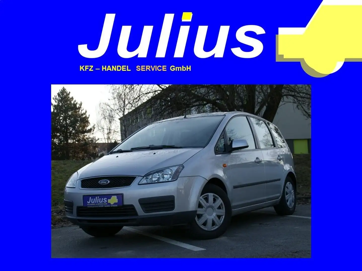 Ford Focus C-MAX 1.6 Trend Klima ZV Silber - 1