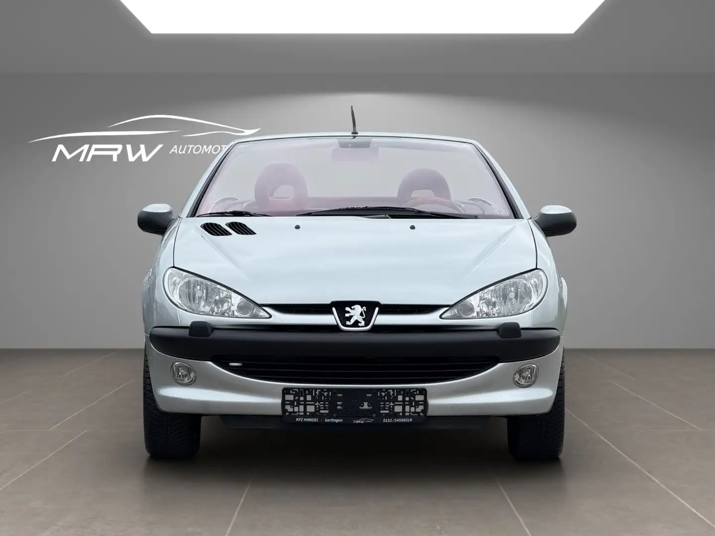 Peugeot 206 Cabriolet CC *1.Hand*wenig KM*AUTOMATIK*TOP Gris - 2