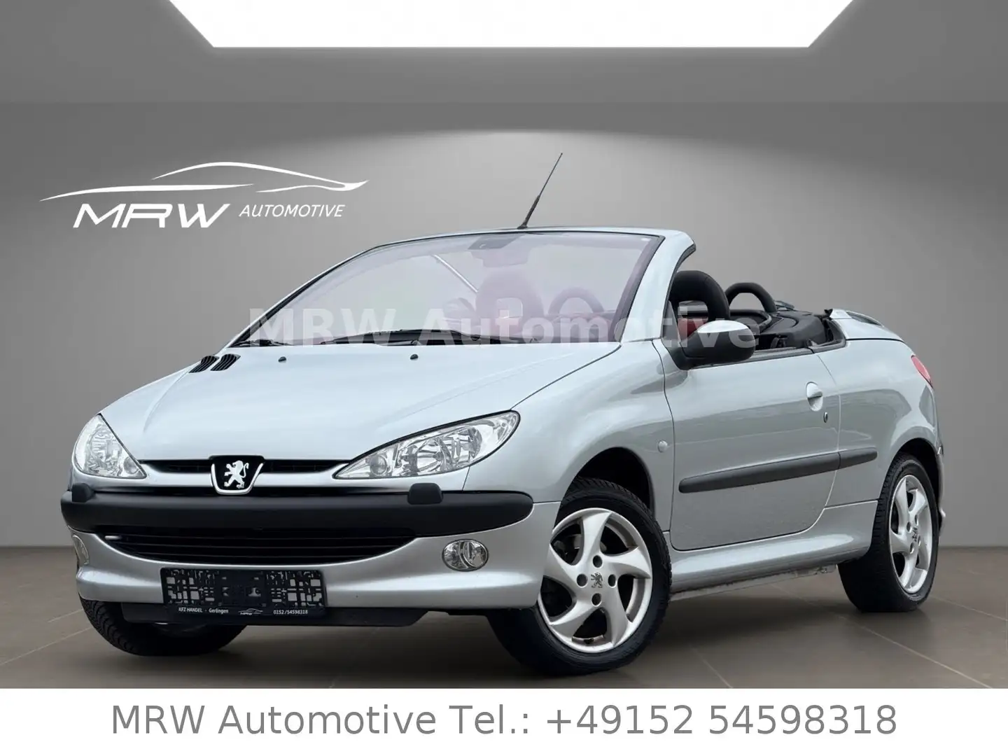 Peugeot 206 Cabriolet CC *1.Hand*wenig KM*AUTOMATIK*TOP Gris - 1