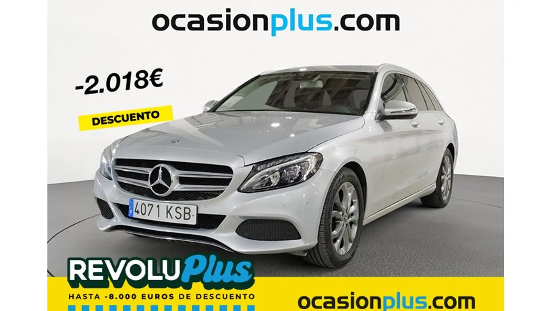 Mercedes-Benz C 220 Estate 220d 9G-Tronic Plateado - 1