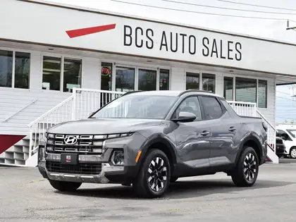Gray 2025 Hyundai Santa Cruz Preferred Crew Cab AWD Pickup Truck 8-Speed Dual Clutch