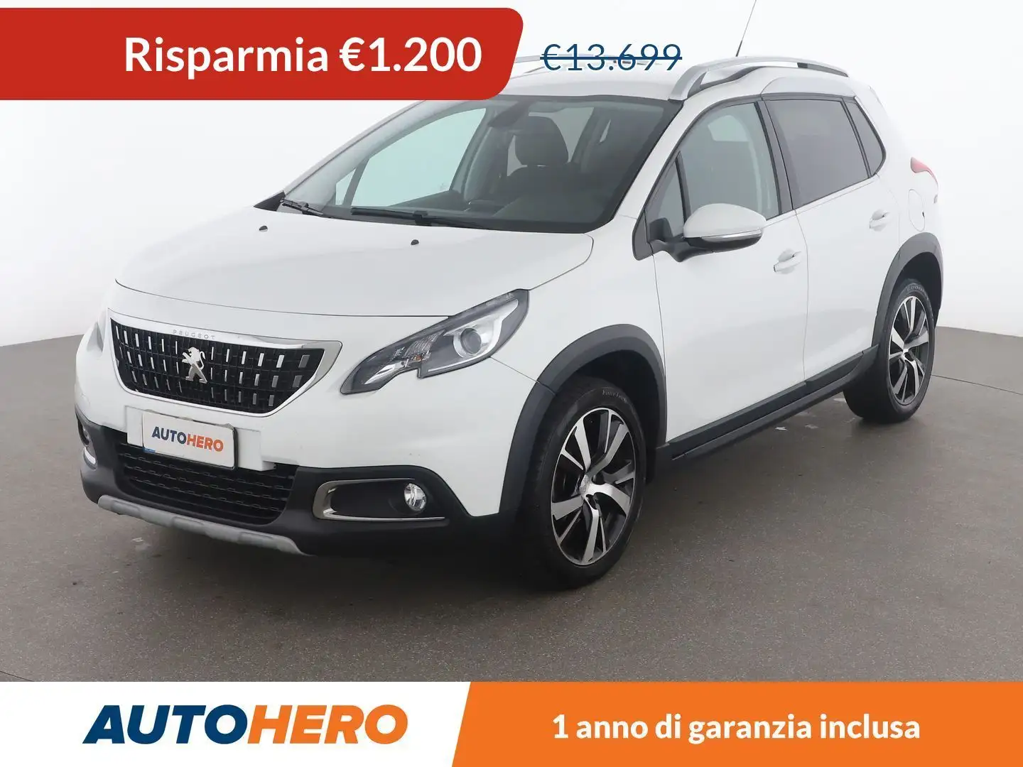 Peugeot 2008 1.5 Blue-HDi Allure 100 CV Weiß - 1