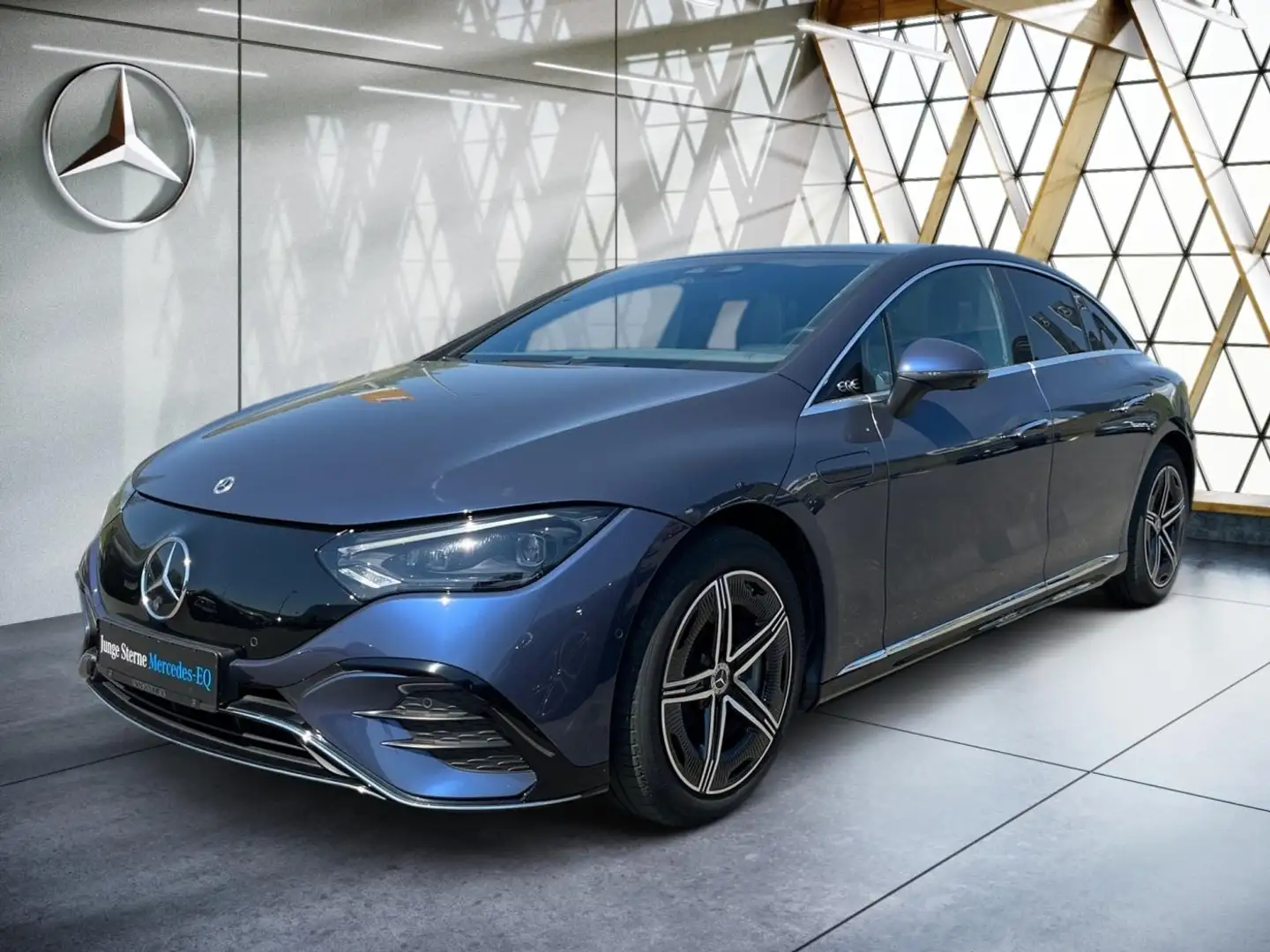 Mercedes-Benz EQE 350 Burmester3D*Pano*DigLight*Distro*360°KAM Синій - 2