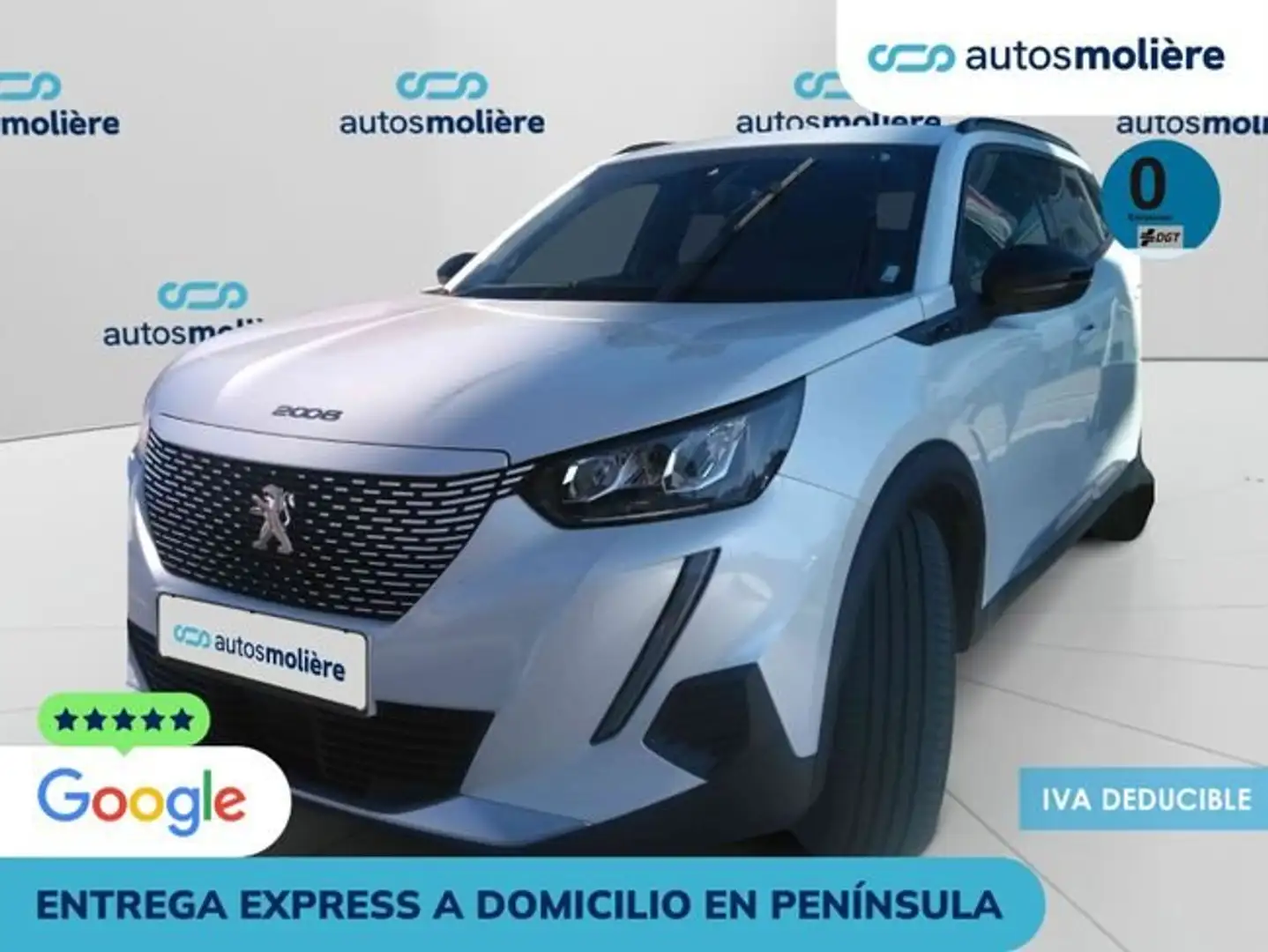 Peugeot 2008 El%C3%A9ctrico+Allure+Pack+100+kW+%28136+CV%29 Blanco - 1