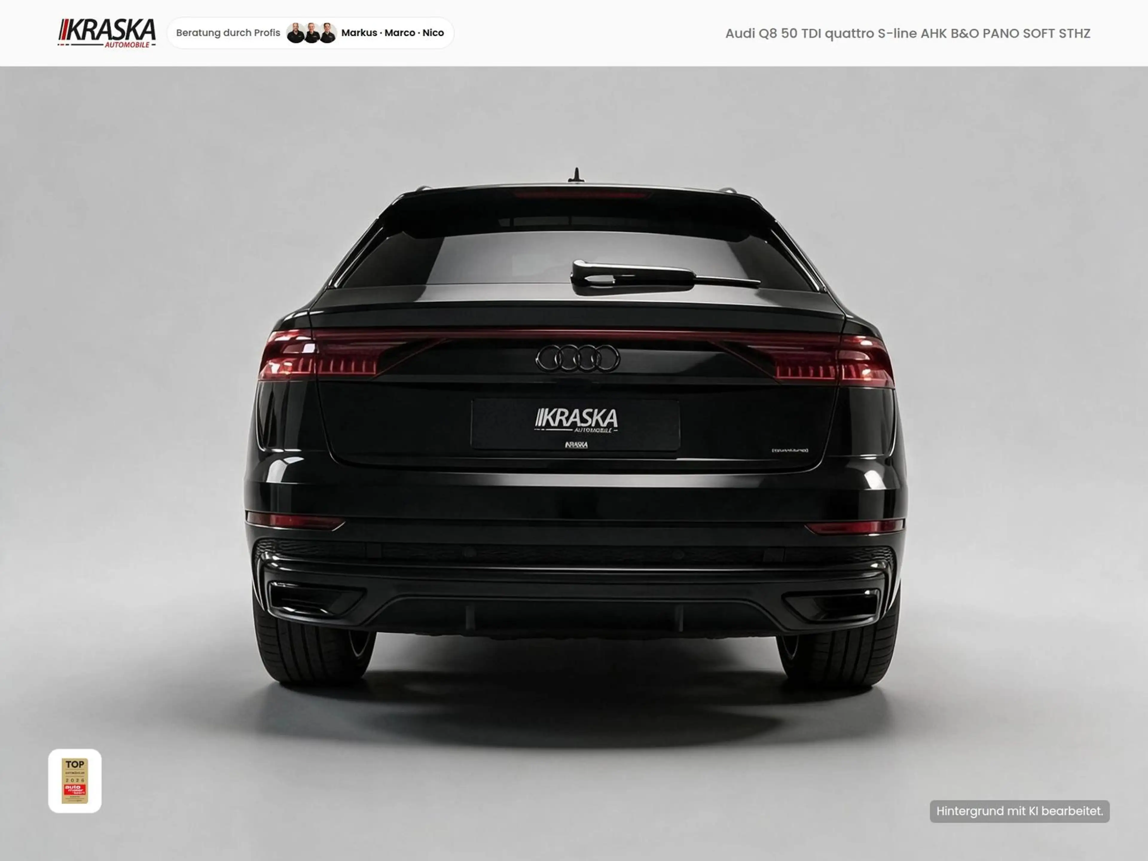 Audi Q8 50 TDI quattro S-line AHK B&O PANO SOFT STHZ — photo 7