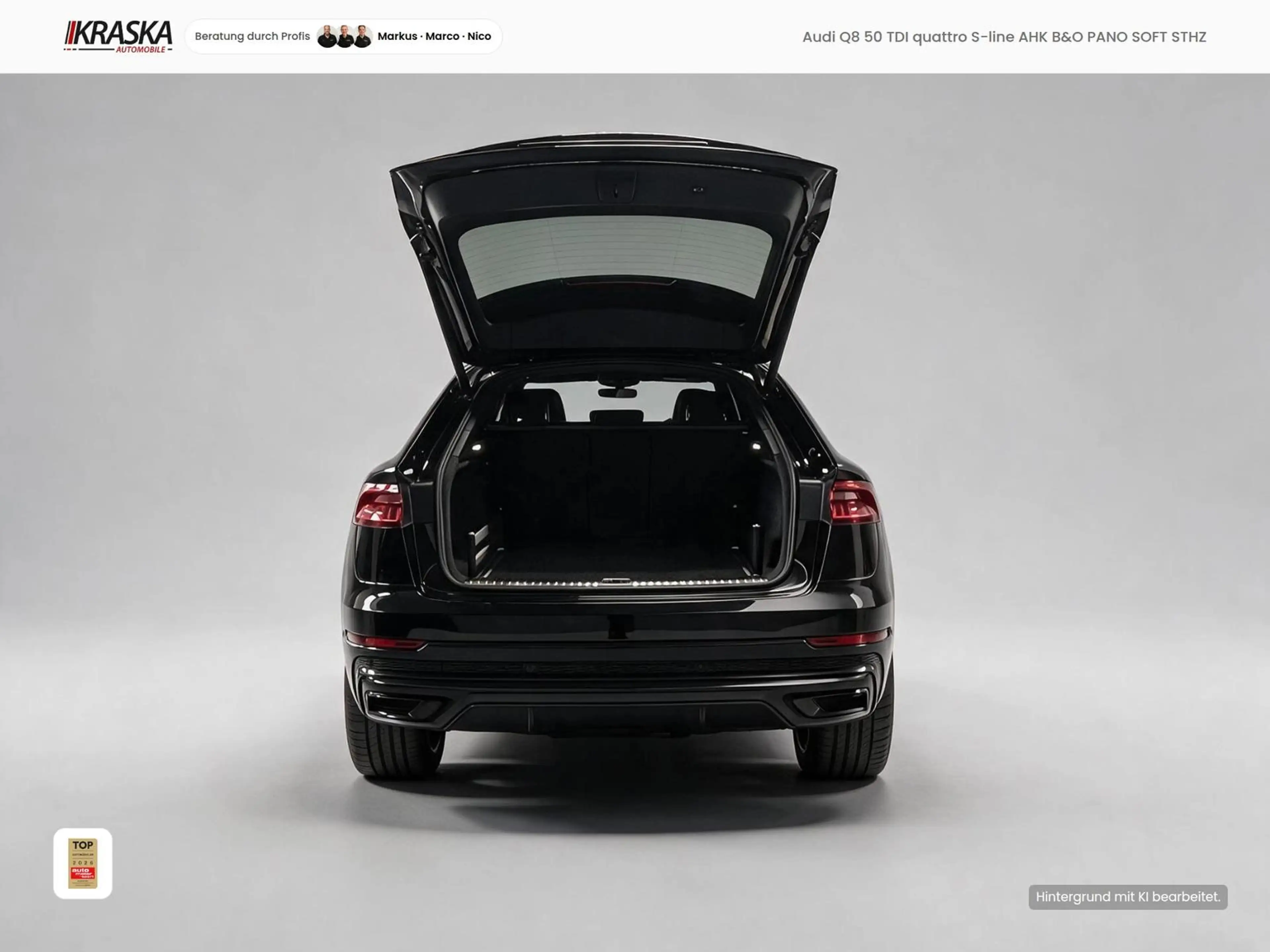 Audi Q8 50 TDI quattro S-line AHK B&O PANO SOFT STHZ — photo 9