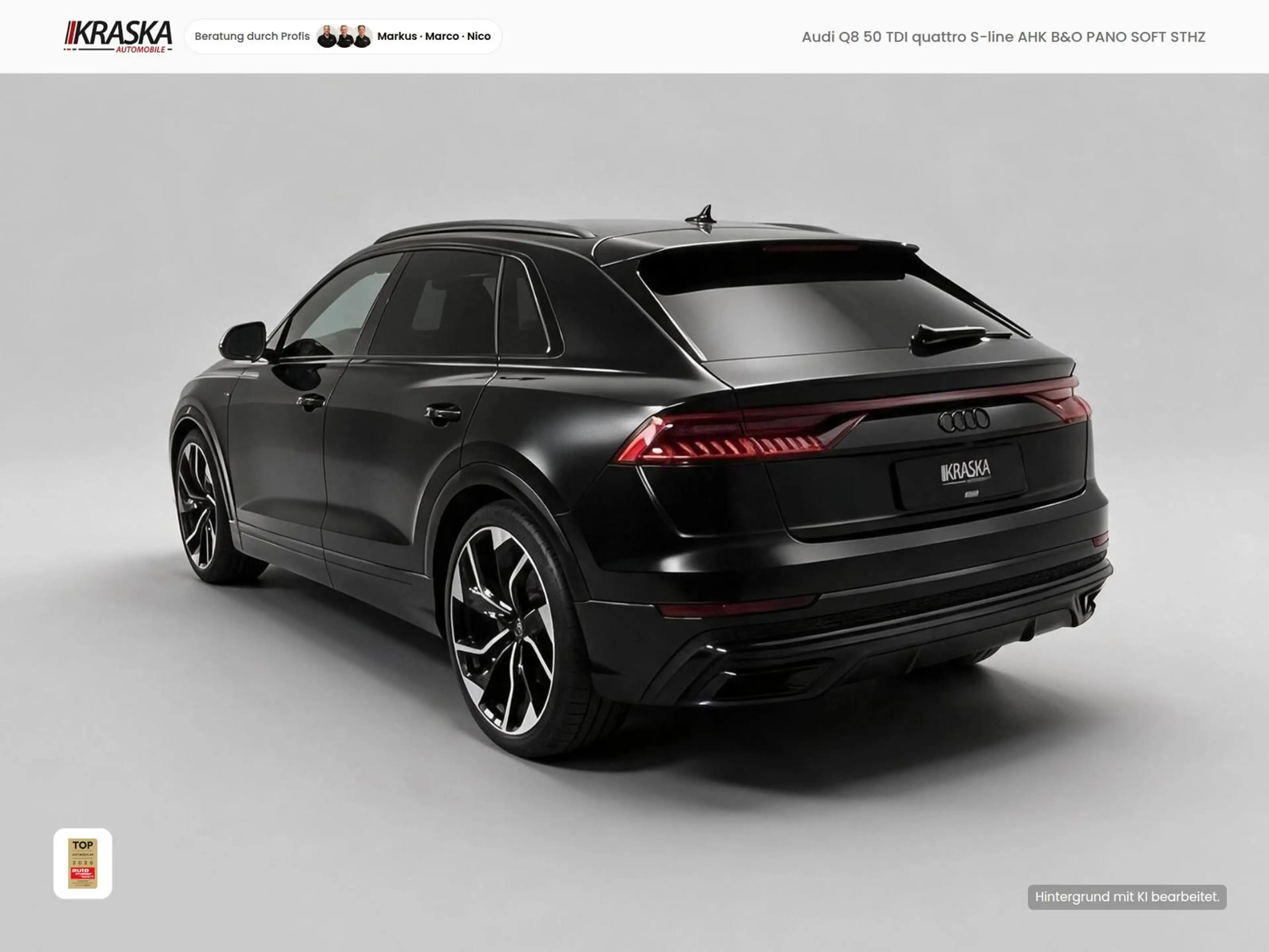 Audi Q8 50 TDI quattro S-line AHK B&O PANO SOFT STHZ — photo 6