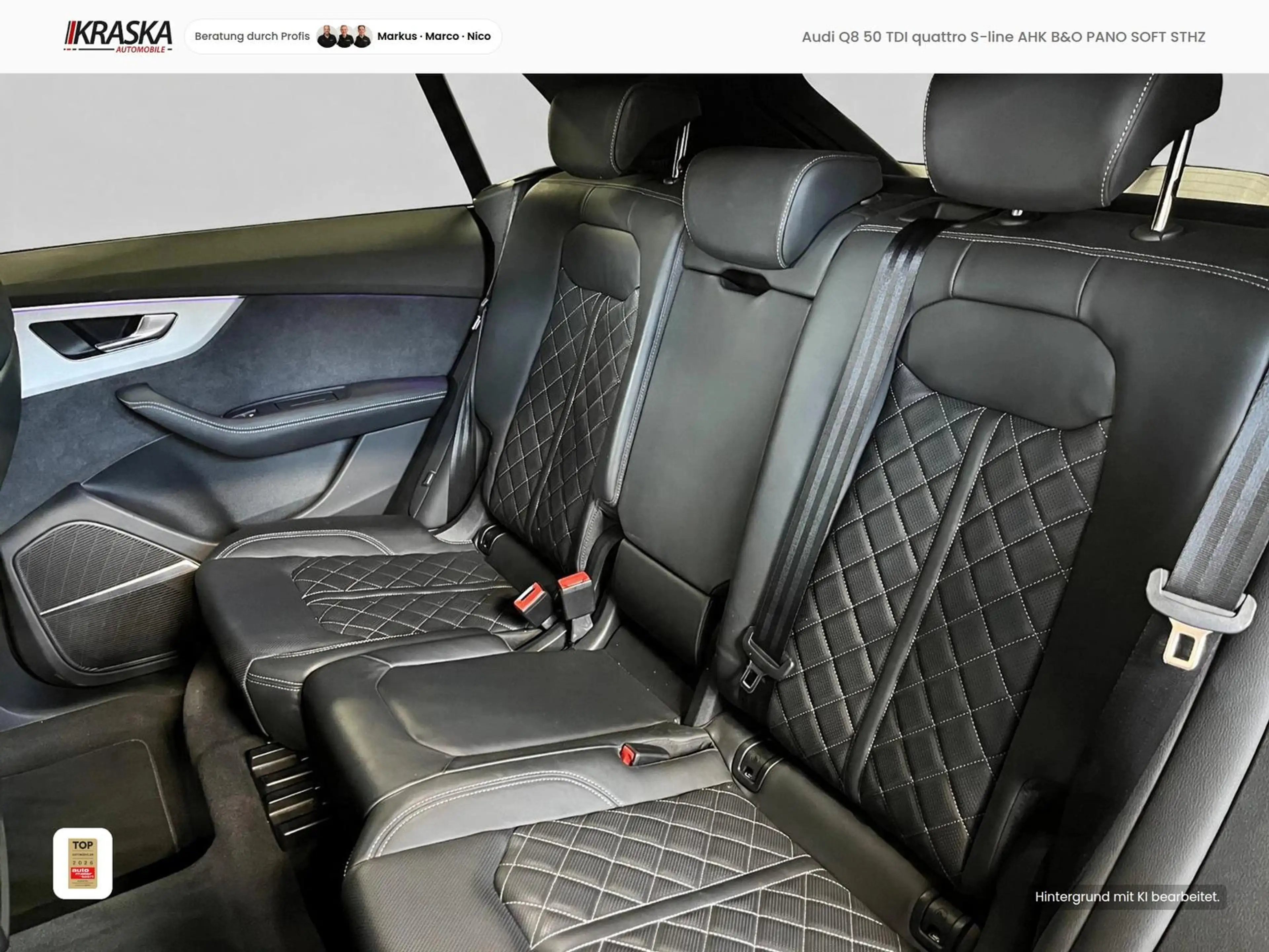 Audi Q8 50 TDI quattro S-line AHK B&O PANO SOFT STHZ — photo 15