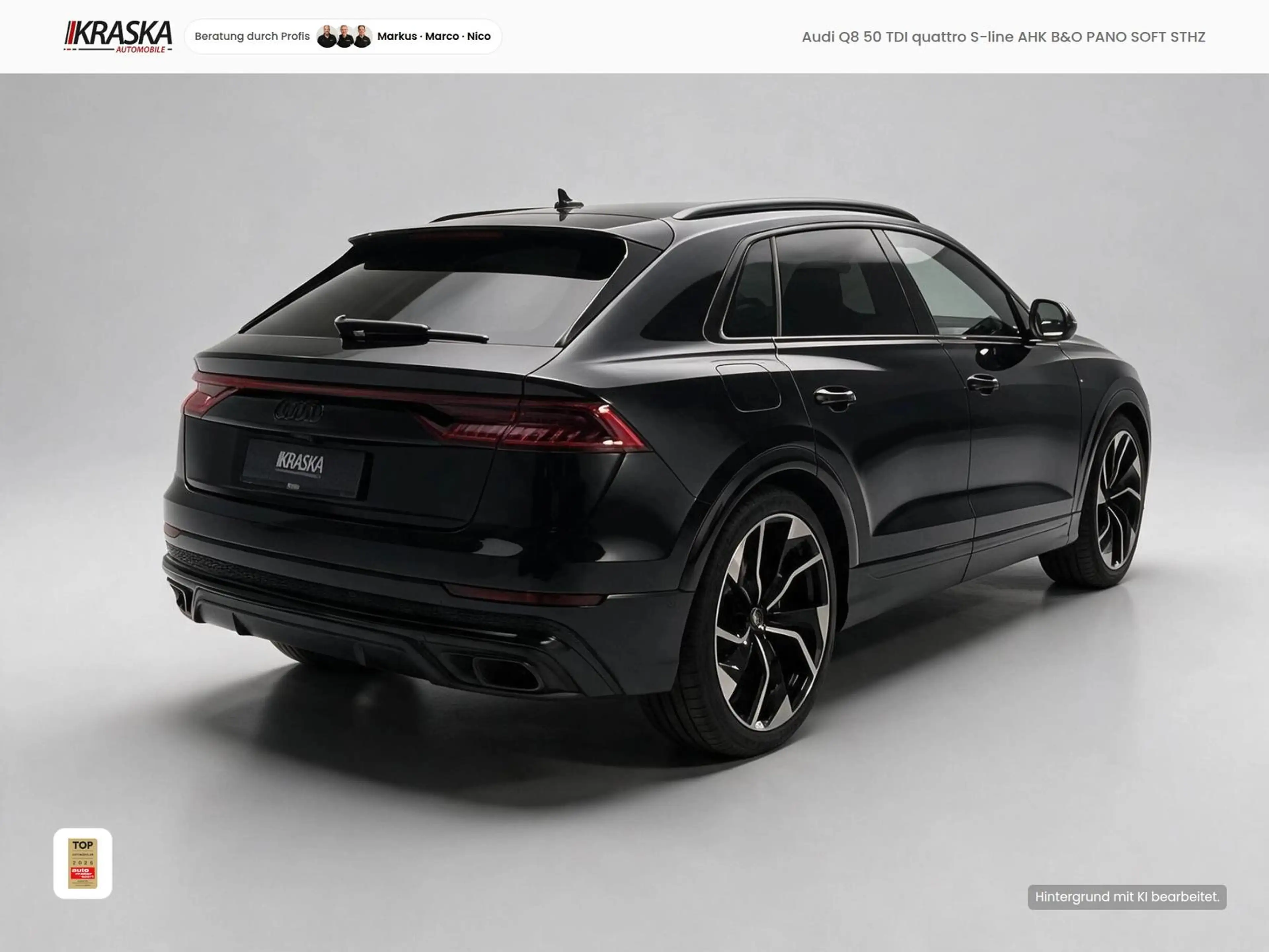 Audi Q8 50 TDI quattro S-line AHK B&O PANO SOFT STHZ — photo 8