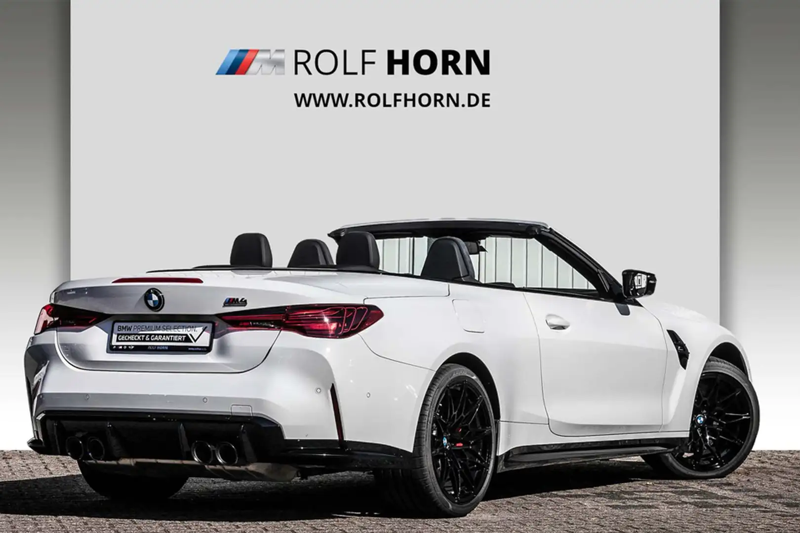 BMW M4 Competition M xDrive Cabrio HeadUp h/k RfKam. Weiß - 2