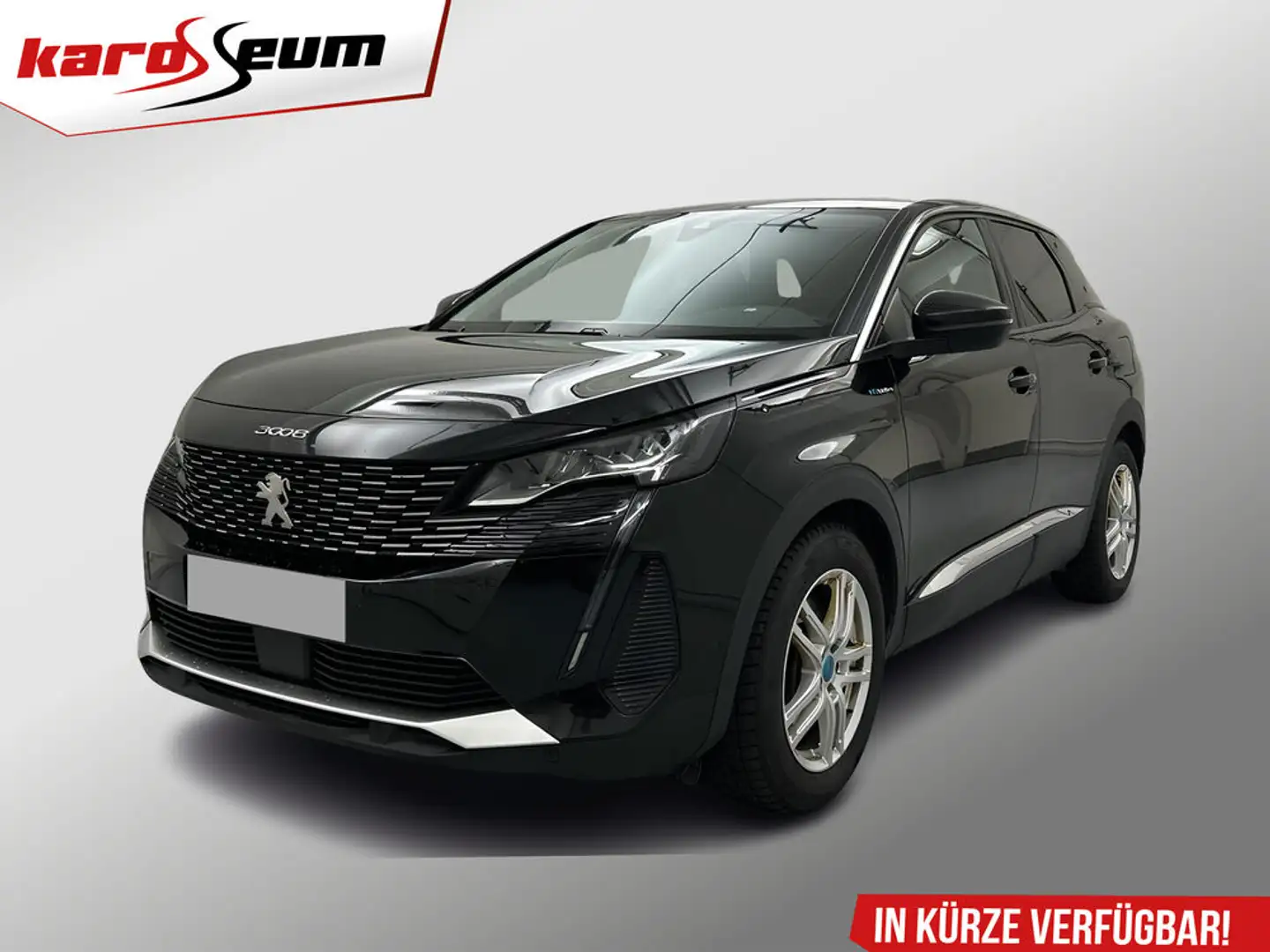Peugeot 3008 Hybrid 300 4WD Allure Pack *SHZ*RFK*LANE*NAVI Zwart - 1