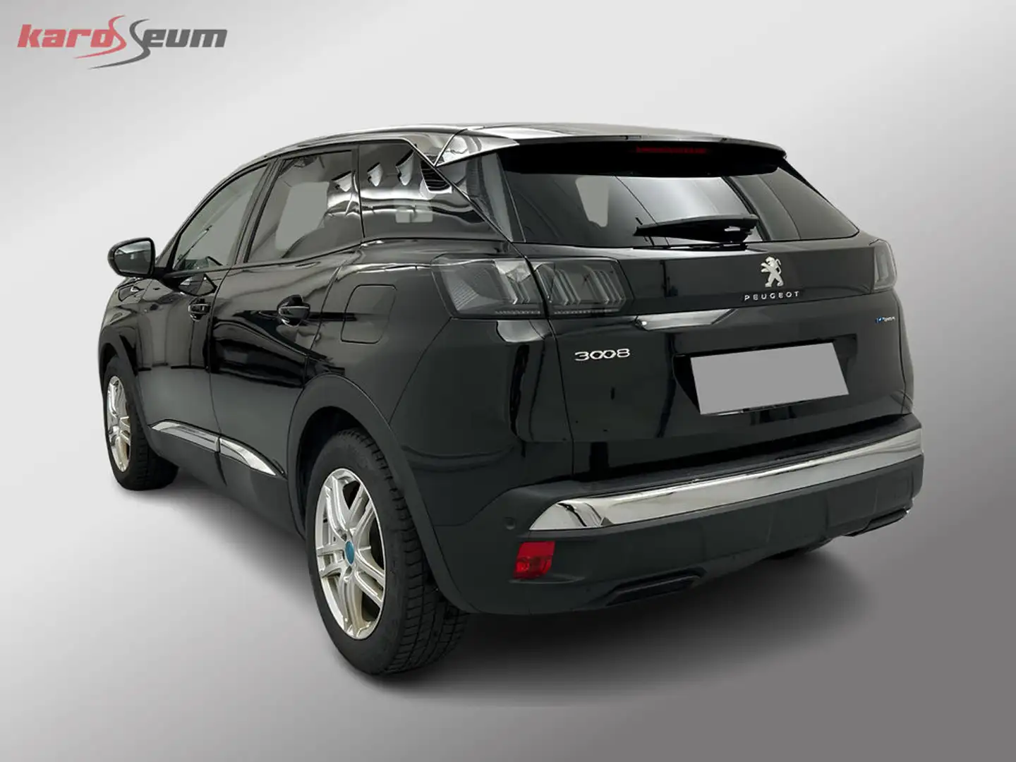 Peugeot 3008 Hybrid 300 4WD Allure Pack *SHZ*RFK*LANE*NAVI Zwart - 2