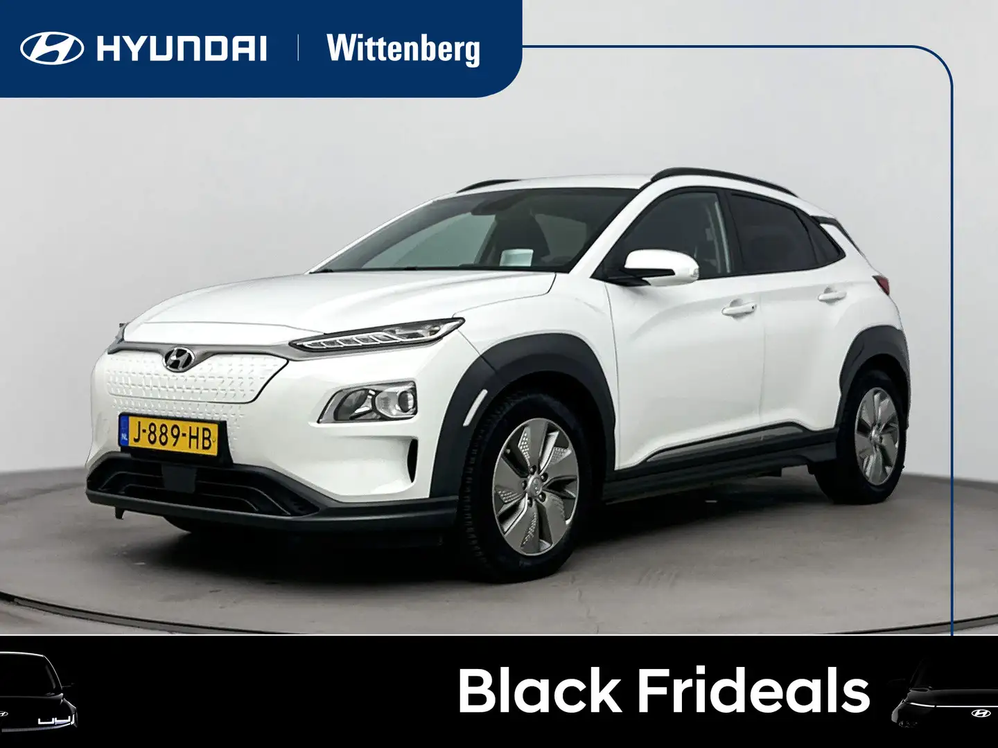 Hyundai KONA EV Fashion 64 kWh | Camera | Soh 93.9% | Airco | A Blanc - 1