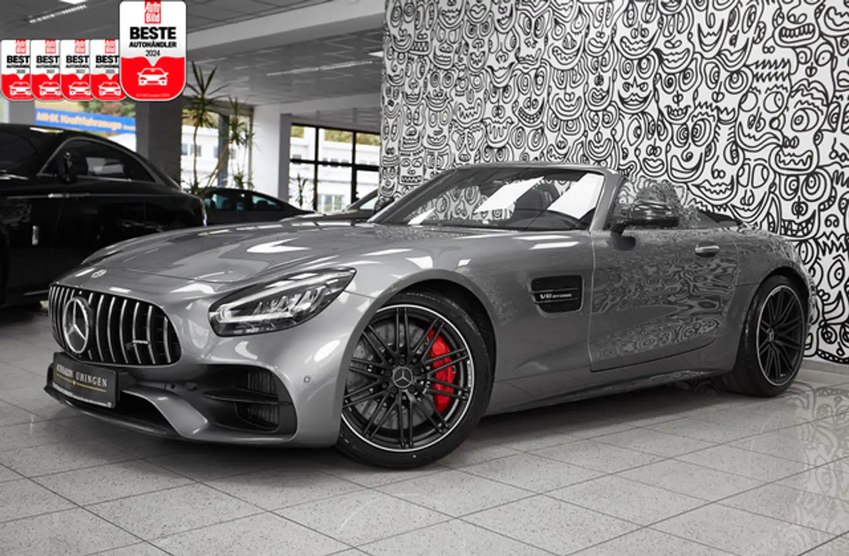 Mercedes-Benz AMG GT C Roadster PERFORMANCE SITZ+AGA*DYNAMIC+* Gris - 1
